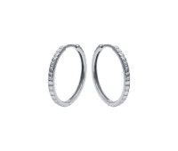 Silver Hoop Earring HO-2407